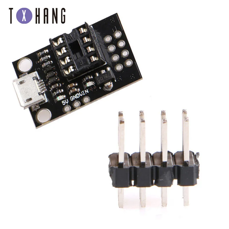 Blue Black TINY85 Digispark Kickstarter Micro Development Board ATTINY85 module for Arduino IIC I2C USB