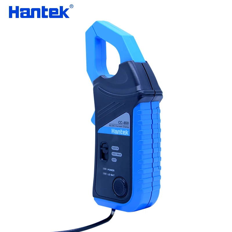 Hantek oscilloscope Current Clamp CC-650 AC/DC oscilloscope current probe 400Hz Bandwidth 20mA~650A with BNC plug