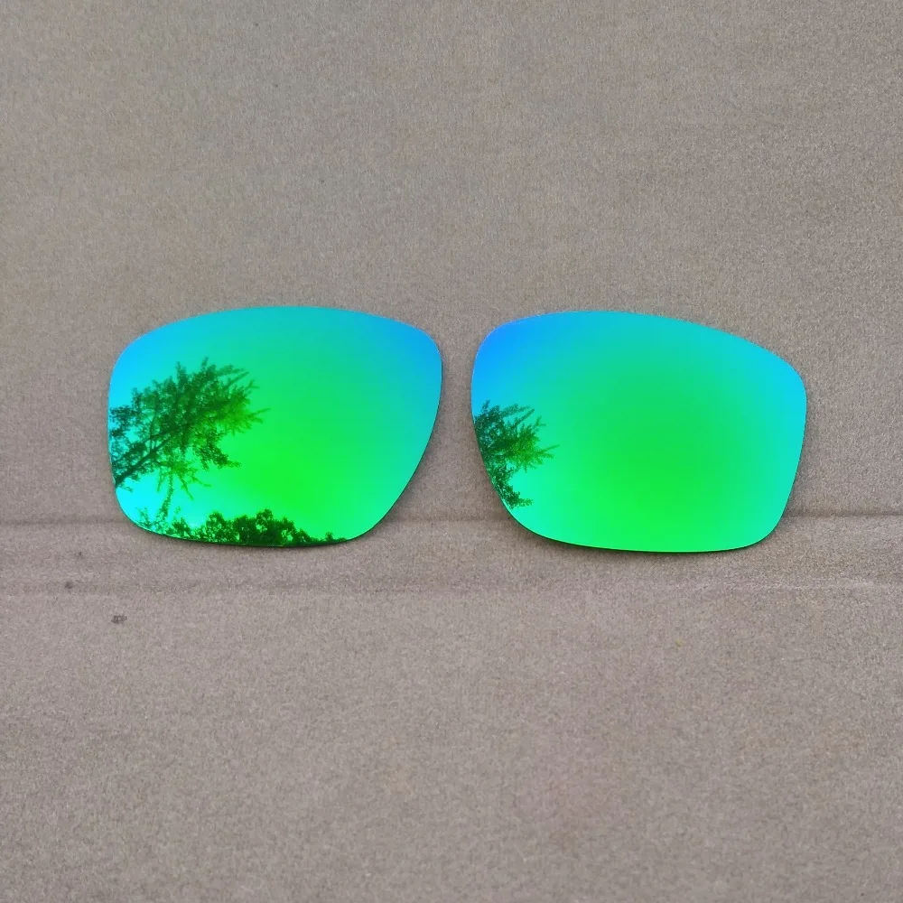 Green Mirrored Replacement Lenses for Oakley Sliver Sunglasses Frame 100% UVA & UVB Anti-Reflective