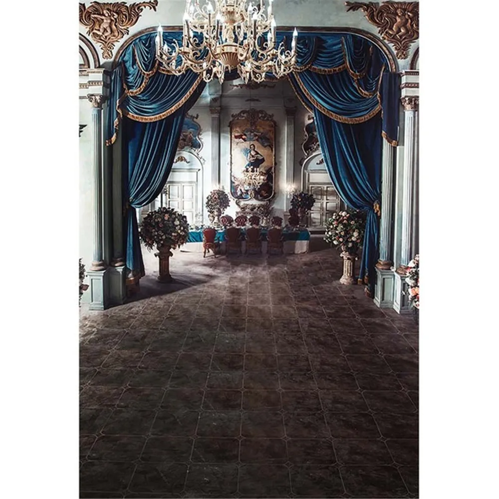 Фон для свадебной фотосъемки с изображением дворца