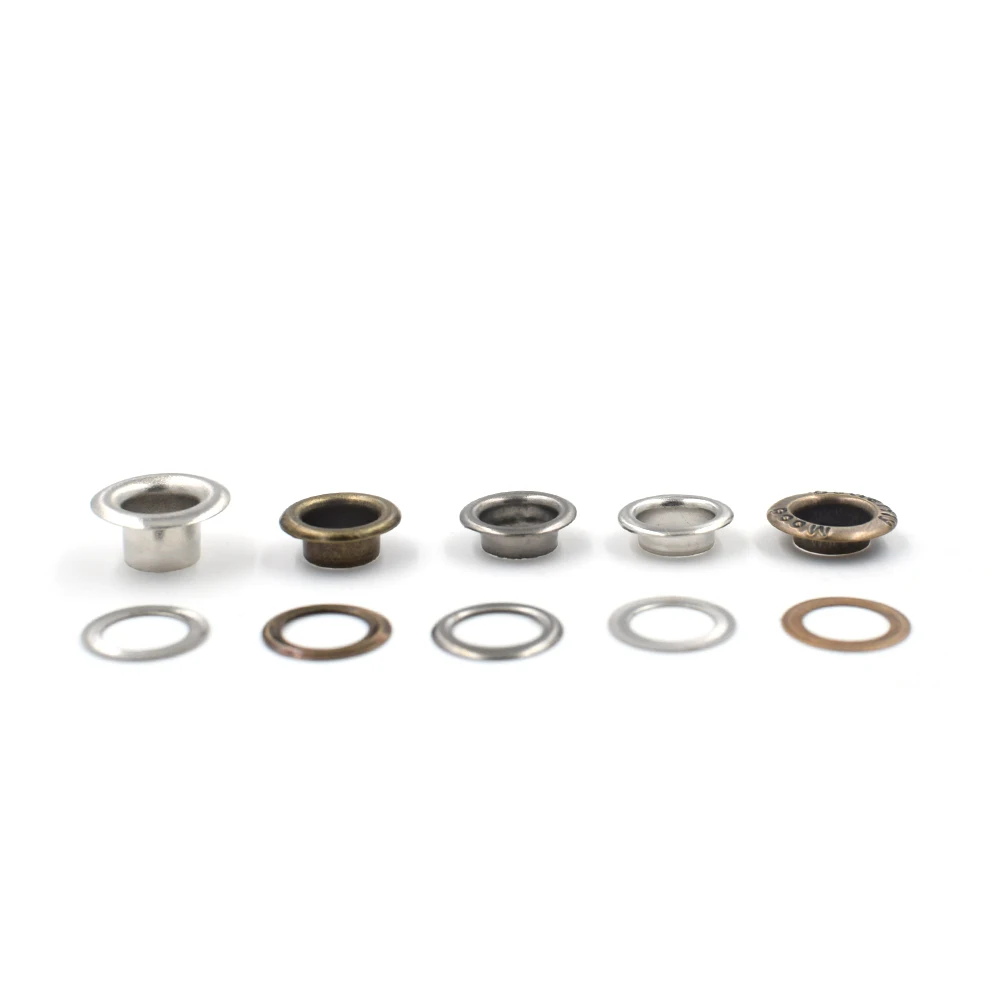 100sets 8mm Metal Eyelets hole Ventilation holes Eyelets Black Canopy cloth rope hole  Clothing & Accessories