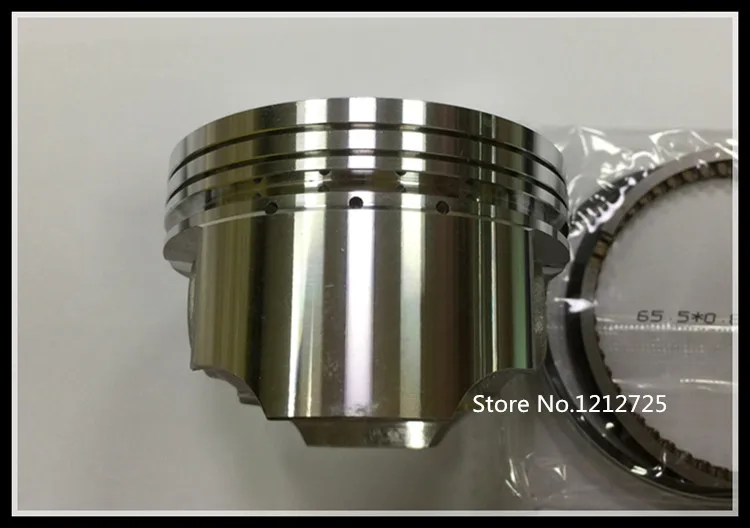 Zongshen Motorcycle CB250 Viper ZS250GY Piston ring assembly 65.5mm Size increase +0.5mm (66mm) Piston pin 15mm 166fmm 167fmm