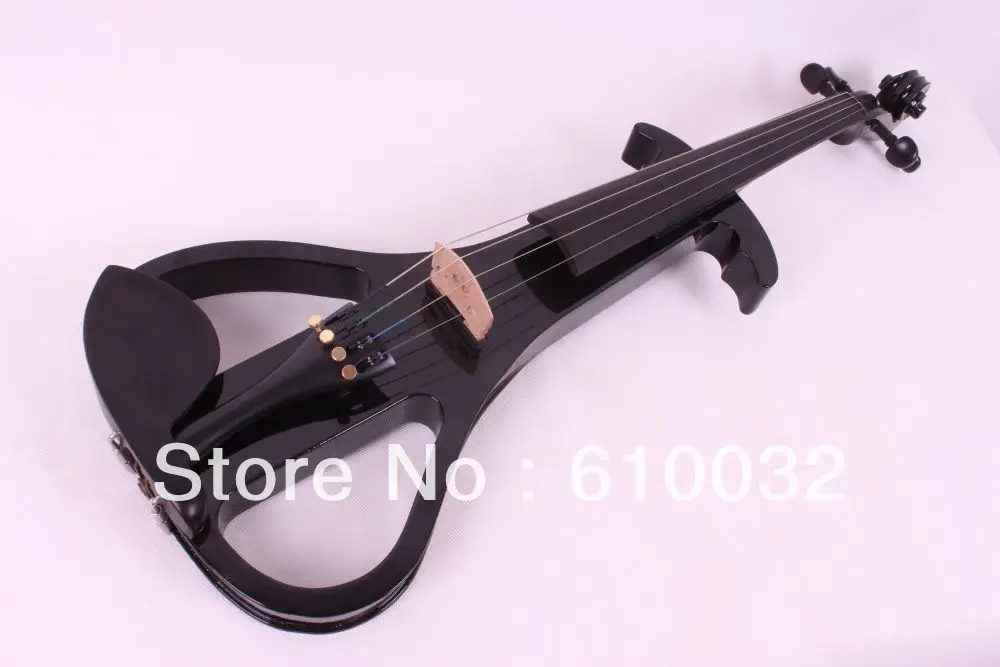 4 strings new  4/4 Electric Violin Silent Pickup Fine tone parts include New Golden Color #5-22 red    color