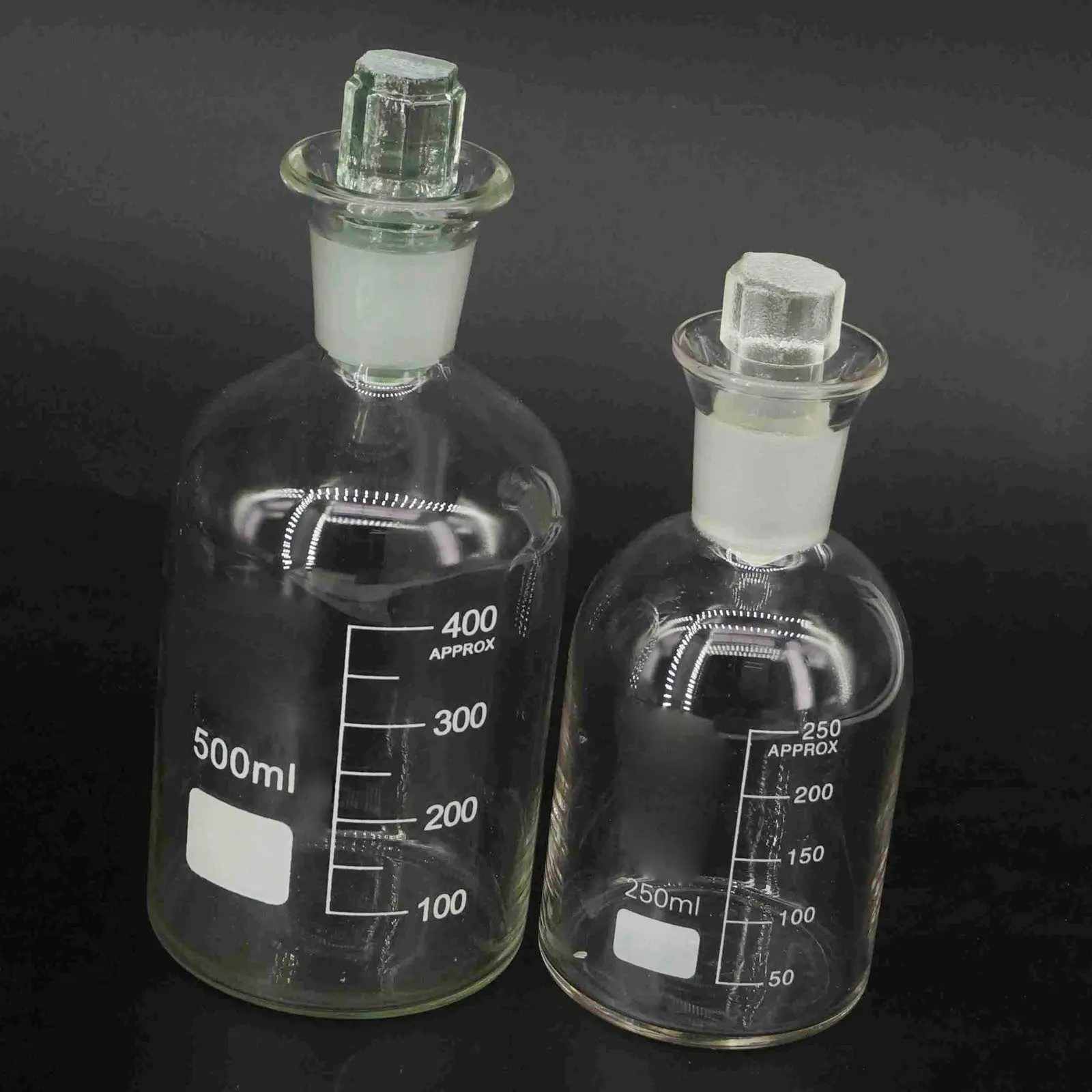 125ml 250ml 500ml 1000ml GG17 Borosilicate Glass Graduated Line Dissolved Oxygen Bottle Reagent Glass Chemical Labware