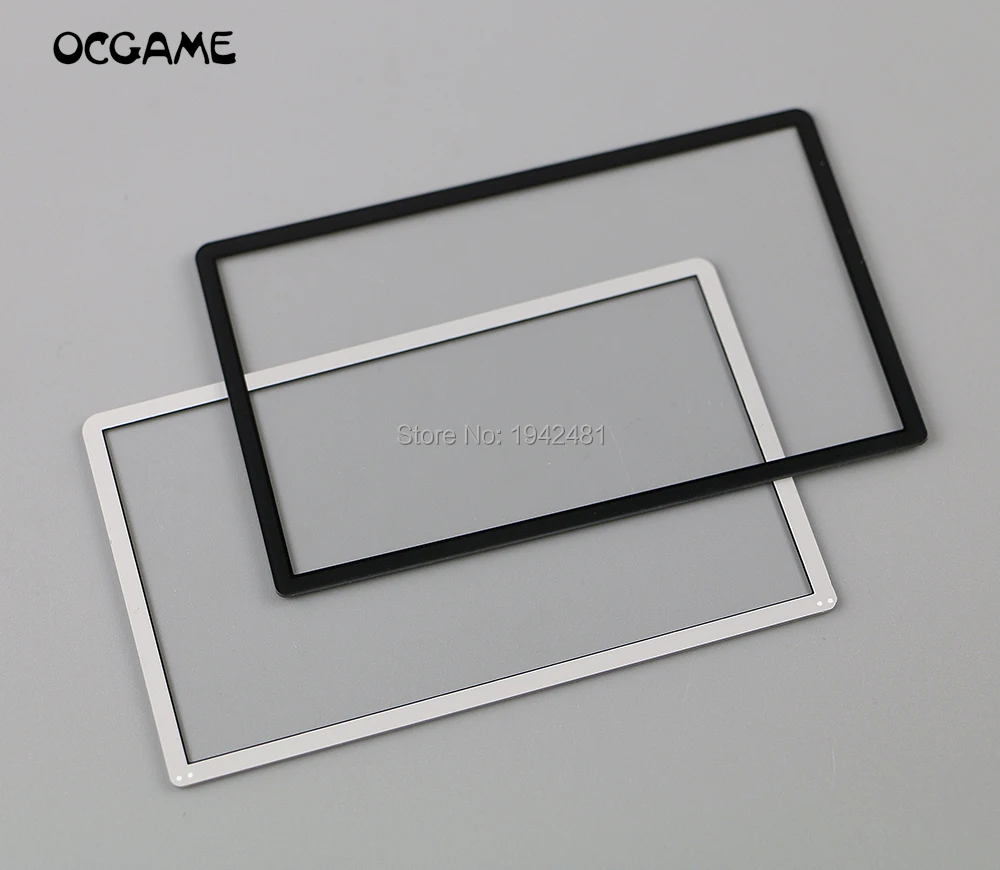 1PC Black White Top Screen Frame Lens Cover LCD Screen Protector Film For New 3DS Console
