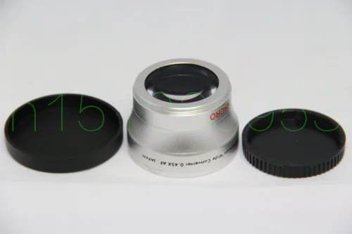 43mm 0.45x WIDE Angle + Macro Conversion LENS 43 0.45 Silver