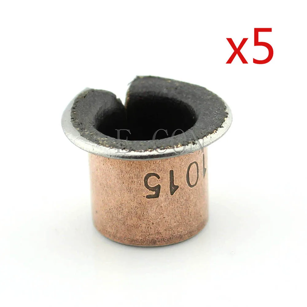 1/5/10 pcs SF-1F 1015 자기 윤활 플랜지 오프닝 베어링 부싱 슬리브 10*12*15mm