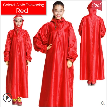 Imagem -06 - Poncho de Chuva Longo Grosso com Mangas para Homens e Mulheres Impermeável E-bike Chuva de Pesca Bicicleta Mulher Homem