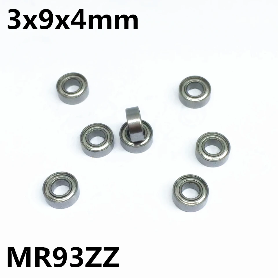 50 Pcs MR93ZZ 3X9X4 Mm Deep Groove Ball Bearing Miniatur Bearing Berkualitas Tinggi MR93Z MR93