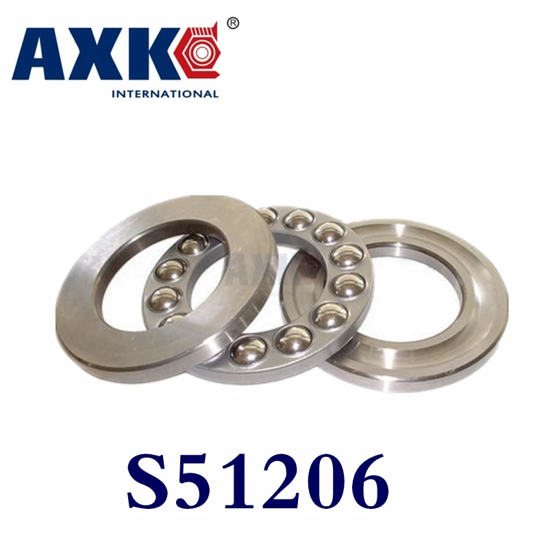 2018 Top Fashion Rushed S51206 30x52x16mm 30*52*16mm Thrust Ball Bearing 51206 S51206 stainless steel for 30mms shaft