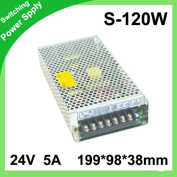 24V 5A 120W Switching Power Supply Driver For LED Strip light Display AC100V-240V Input,12V