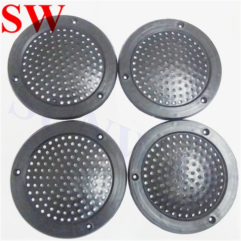 4pcs 4 inch Plastic speaker net Game machine Black Round Speaker Grill Covers Plastic Speaker Parts for arcade Game machine