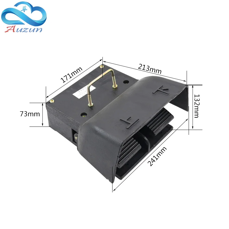 foot switch yd t1 - 14 cast iron bidirectional up and down pedal switch silver contact hydraulic bending machine