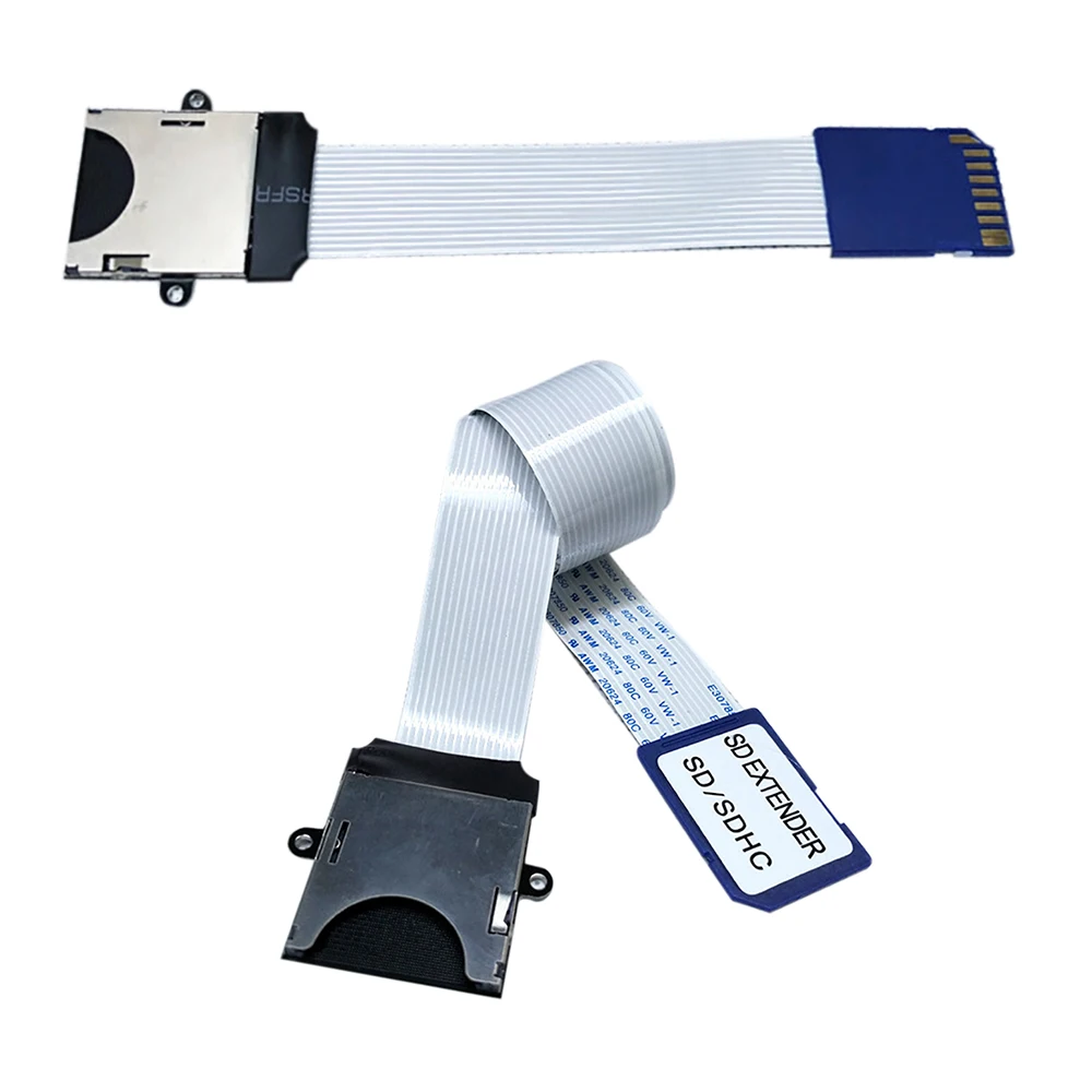 

New SD to SD Card Extender Extension Cable Adapter Flexible Extender MicroSD To SD / SDHC / SDXC Card Extension Reader Cable