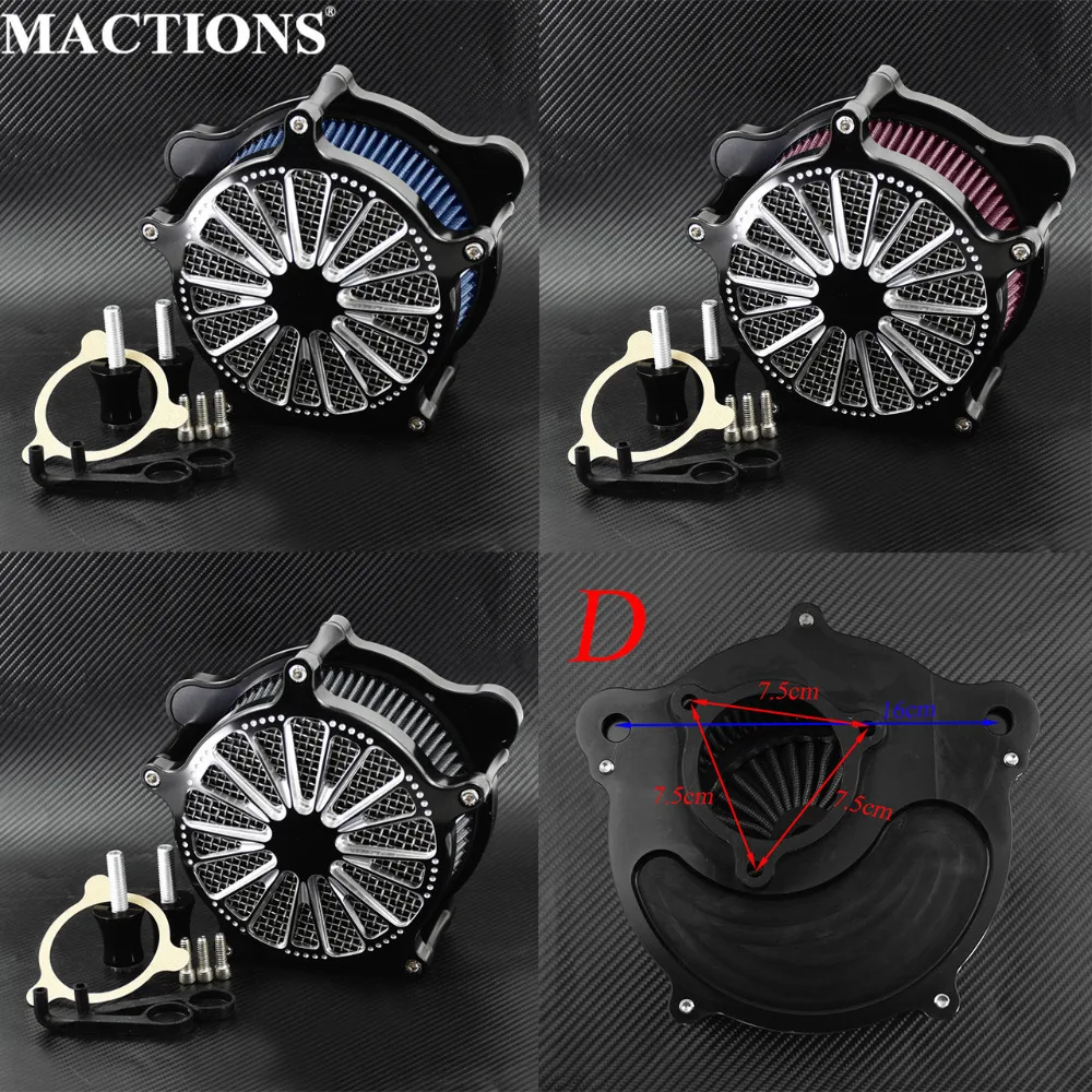 

Motorcycle CNC Air Cleaner Intake Aluminum Fit For Harley Touring Street Glide Road King 2017-2018 Softail 2018 Electra Glide
