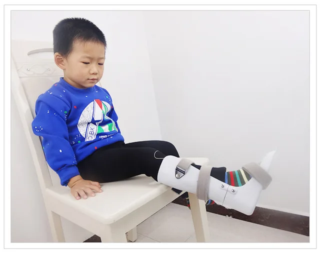 

Foot orthosis support Child ankle foot valgus correction shoes ankle sprain fracture protector