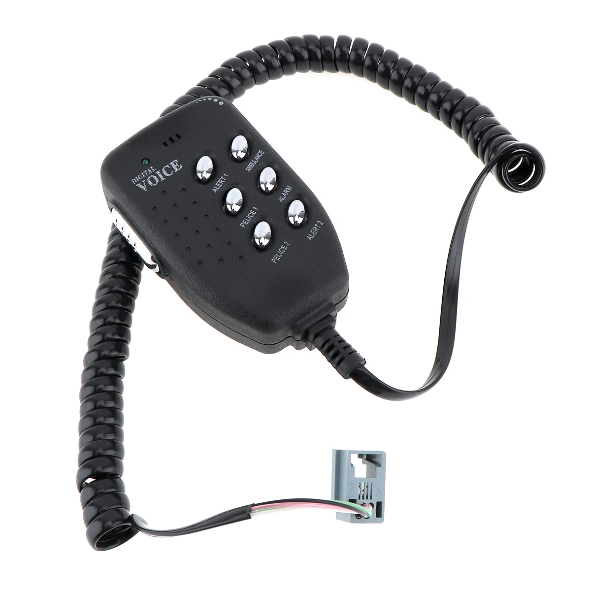 12V 100W Loud 6 Sounds 120-150dB Black Air Horn Siren Speaker for Auto Car Boat Megaphone with MIC Loud Speaker Siren