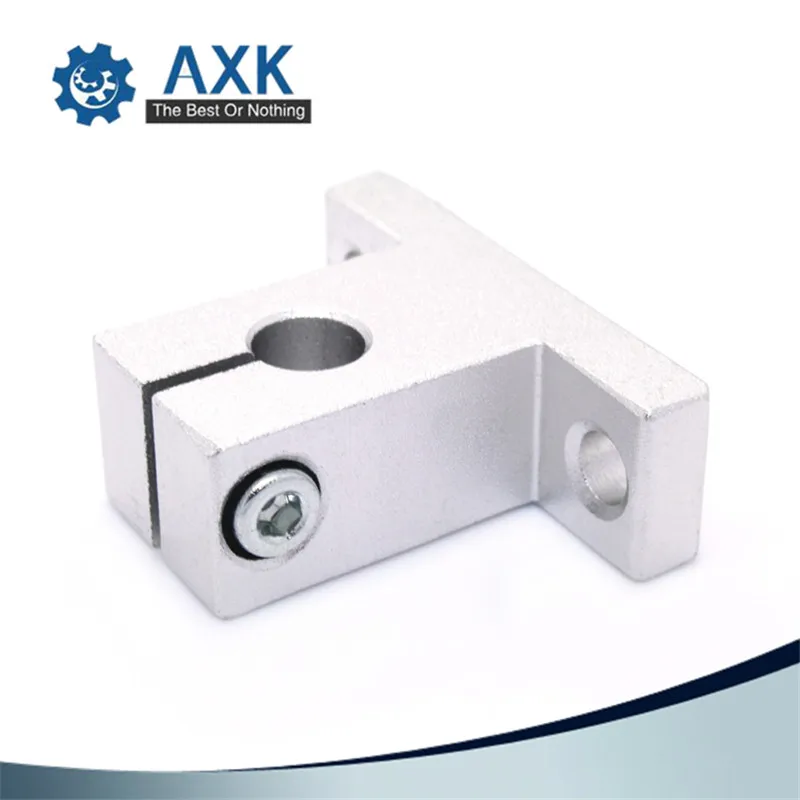 Hot 1pc SK8 SK10 SK12 SK13 SK16 SK20 SH8A 8mm linear ball bearing rail shaft Side Blocks support XYZ Table CNC 3D printer Part