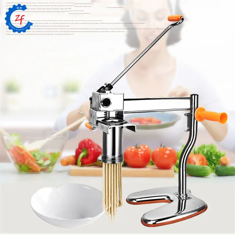 Chinese multifunction manual mini small noodle making machine with 7 mold