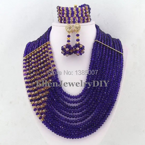 

Beautiful Fashion Wedding Party: Crystal Necklace Earring Bracelet Set WS4070