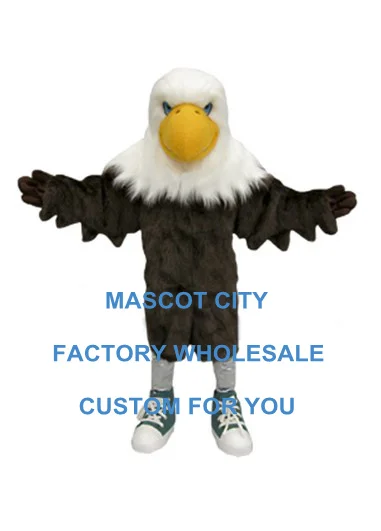 

Hot Sale Custom Made Eagle Mascot Costume Adult Mascotte Mascota Outfit Suit Fancy Dress Carnival Cosply Party Costume SW1150