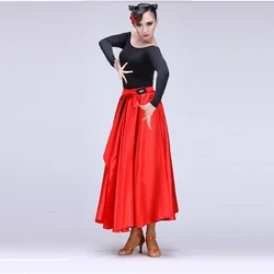 540 Lady Latin Dance Skirt Female New Pasodoble Dance Skirt Cape Performance Competition Wear Female Dancing Wear  B-6824
