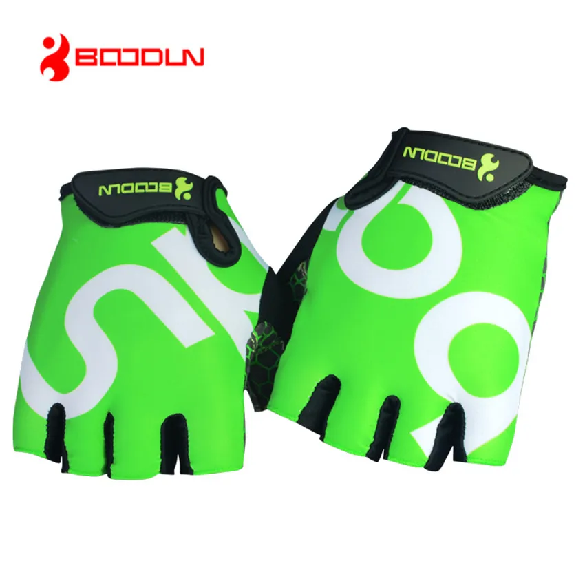 BOODUN New Mens/Womens Bike Gloves Half Finger Sports Cycling Gloves Gel Pad Breathable MTB Road Bicycle guantes ciclismo luvas