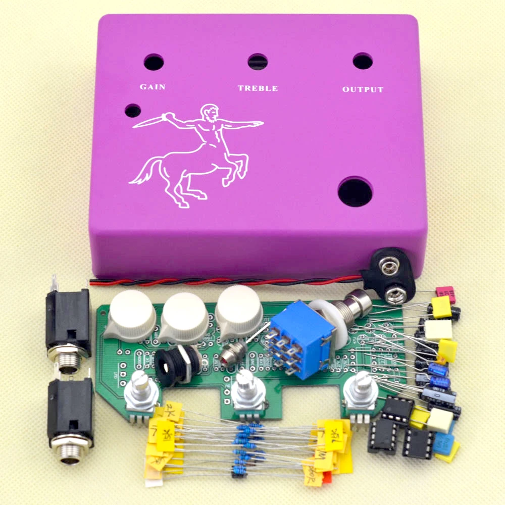 DIY Klon Overdrive Guitar Pedal Full Kit True Bypass Free Shipping