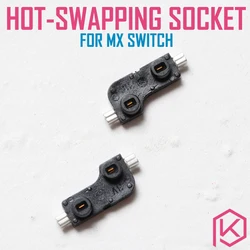 Kailh hot swapping pcb sockets for mx cherry gateron outemu kailh switches for xd75 series smd socket 1pcs