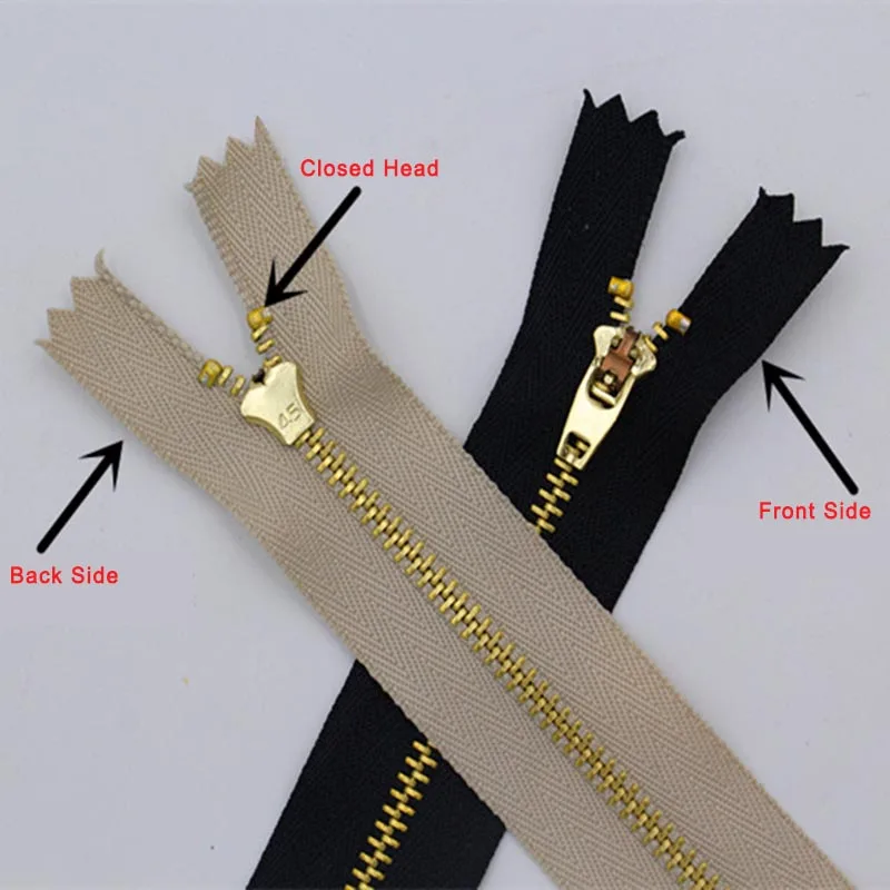 10 piece 3# 8cm 10cm 11cm 12cm 13cm 15cm 18cm 20cm Sewing Metal Zippers Auto Lock DIY Zip For Sewing Jeans Footwear Denim Skirt