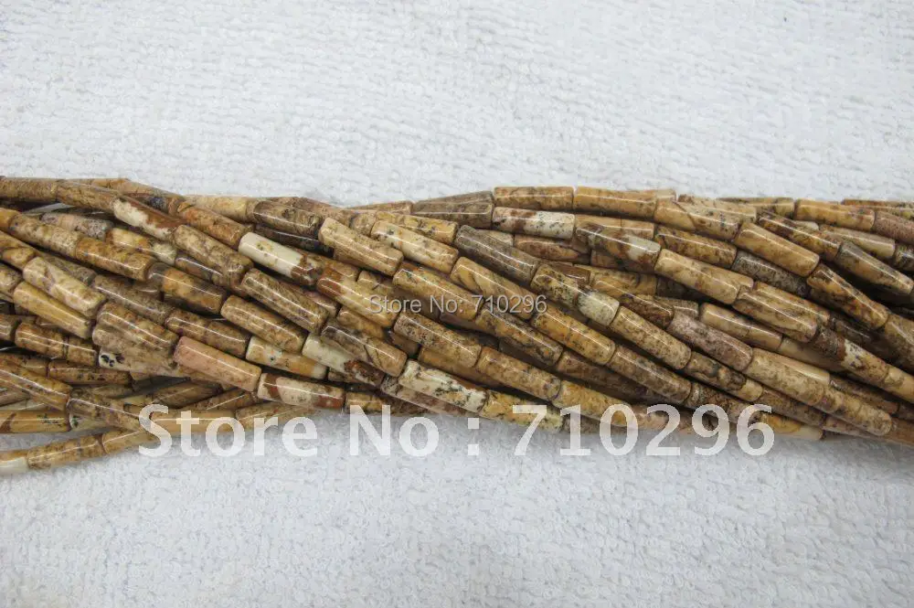 

Picture Jasper accessories Beads 5 strings/lot 4*13mm Gemstone Fashion Beads 40cm/string