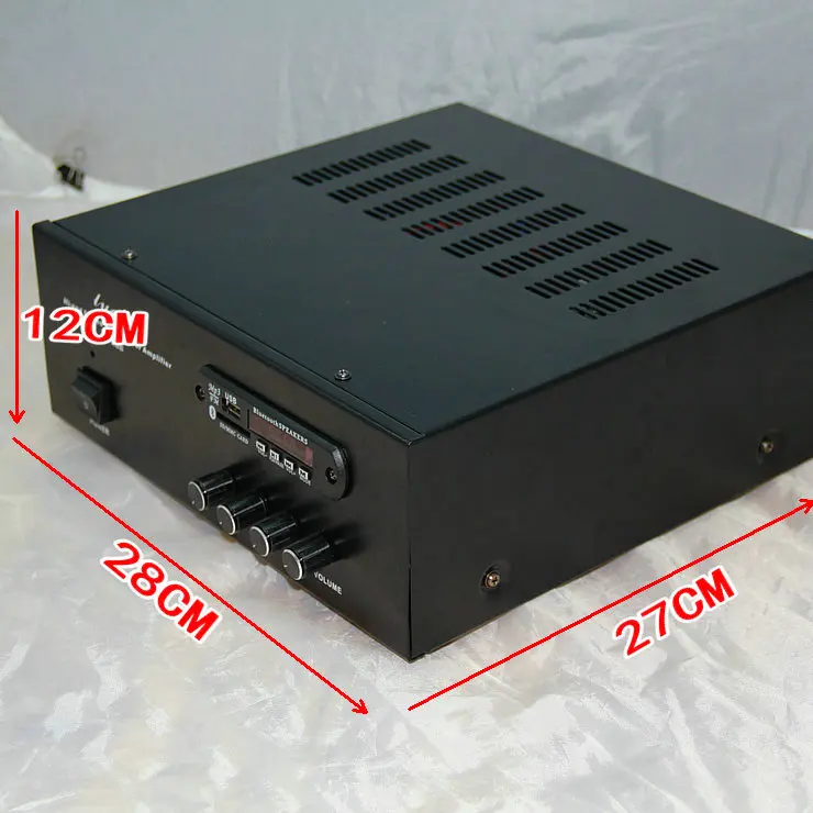 2SC5200 2SA1943 / 2SC3858 2SA1494 TUBE 450W+450W Bluetooth home stereo audio amplifier with USB SD input Display remote control