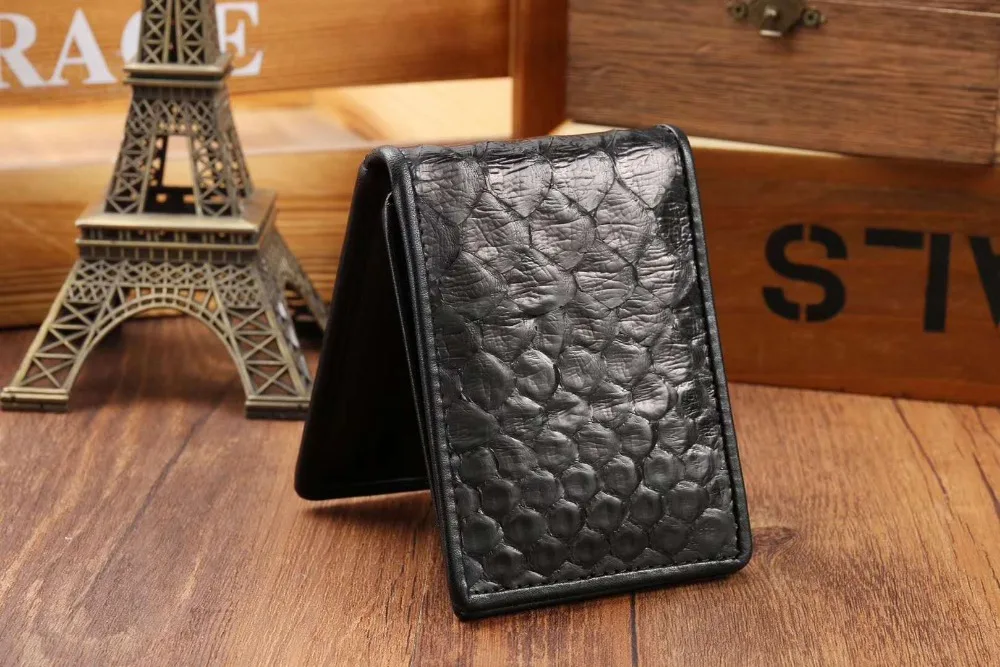 2018 new genuine python skin snake leather bank credit card license ID case holder cash money wallet purse free ship beige blue