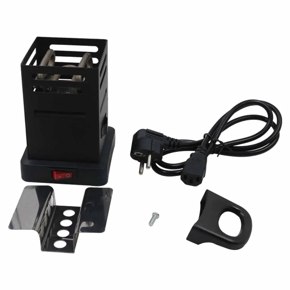 

220V/50 Hz 600W Black Shisha Charcoal Burner Heater Stove Hot Plate for Shisha Hookah Chicha Narguil Tool with EU Plug Cable