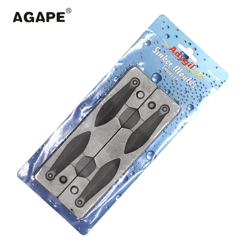 Imagem -04 - Agape-moldes de Fundição para Snapper Pesca Molde Chumbado Faça Você Mesmo Adsnsm 4oz 112g Cavidades