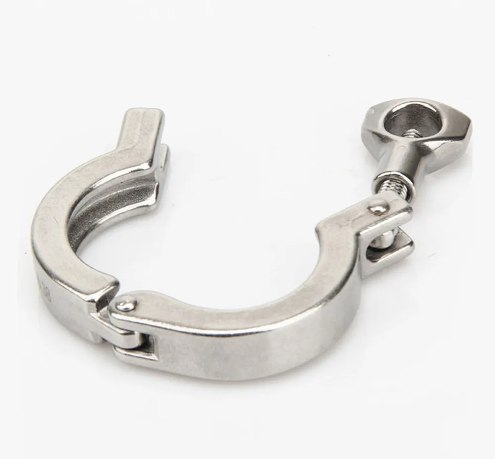 Tri Clamp fit 50.5mm 64mm 77.5mm 91mm 106mm Ferrule O/D 304 Stainless Steel Sanitary Fitting Clamp For Homebrew Diary Product image 3