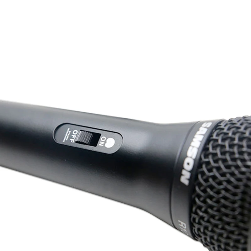 ميكروفون ديناميكي محمول باليد Samson R10S يستخدم للجيتار والغناء والميكروفون الصوتي كابل 3.5 متر