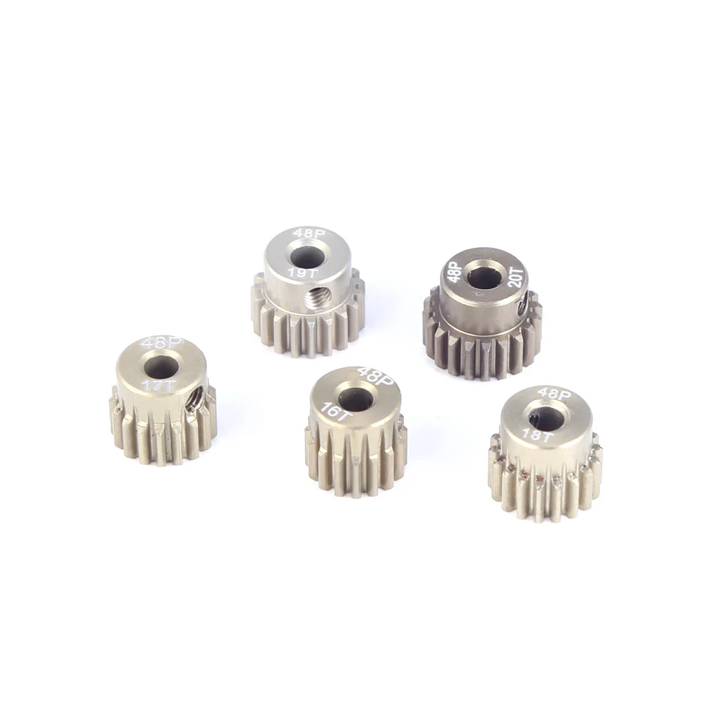 SURPASS HOBBY 48DP 3.175MM 16T 17T 18T 19T 20T Pinion Gear Set for 1/10 RC Off-road Buggy Monster Truck 3.175mm Shaft Motor