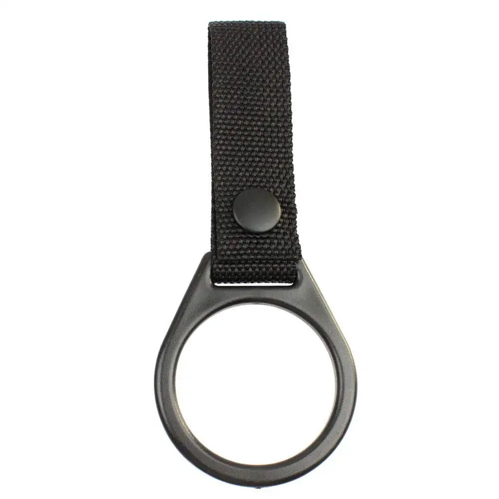 ROCOTACTICAL Baton Ring Holder, Basketweave, D/C Cell Flashlight Holder for Duty Belt, Slide-on Style