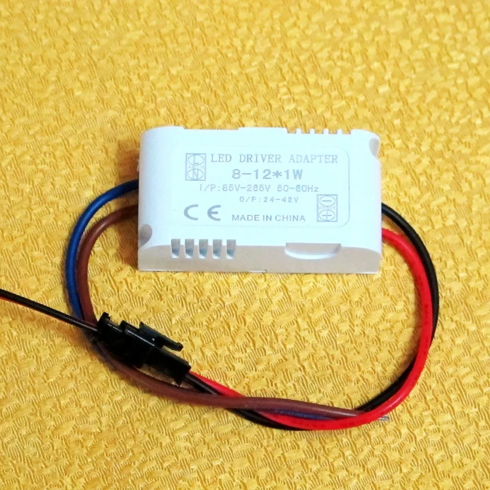 300mA (8-12)x 1W Led Driver 8W/9W/10W/11W/12W Power Supply AC 85V~265V 110V 220V for LED lights