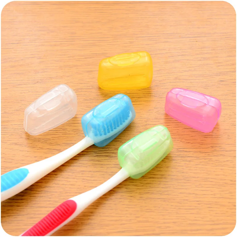 10pcs Protable Toothbrush Head Protective Cap Case Household Storage Travel Toothbrush Head Cover Holder Bathbrush Accessories