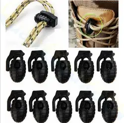 6pcs mini shoelace spring tightening buckle footwear hiking boots outdoor mountain non-slip buckle shoelace clip ornament
