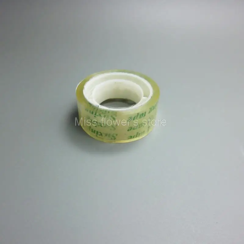 8 Rolls Samll Clear Stationery Adhesive Tape Crystal Sellotape 1.8cm x 12m For Balloon Fixing