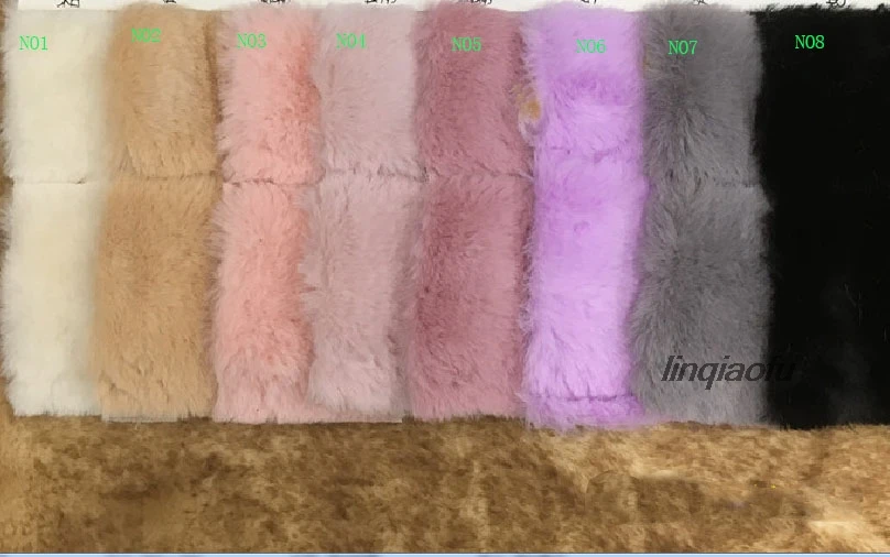 

Super soft matte rabbit fur cut fabricRex rabbit fur stencil vertical stripe imitation rabbit fur fabric 160*90cm (one yard)