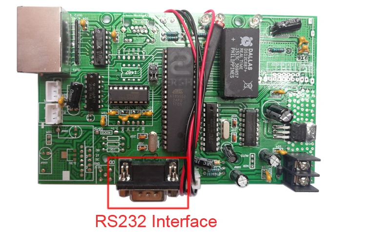 Main Control Card 12V RS232 Gas Oil Price LED sign Control Board Use For All Size Led Digital Number Module For Gas Station