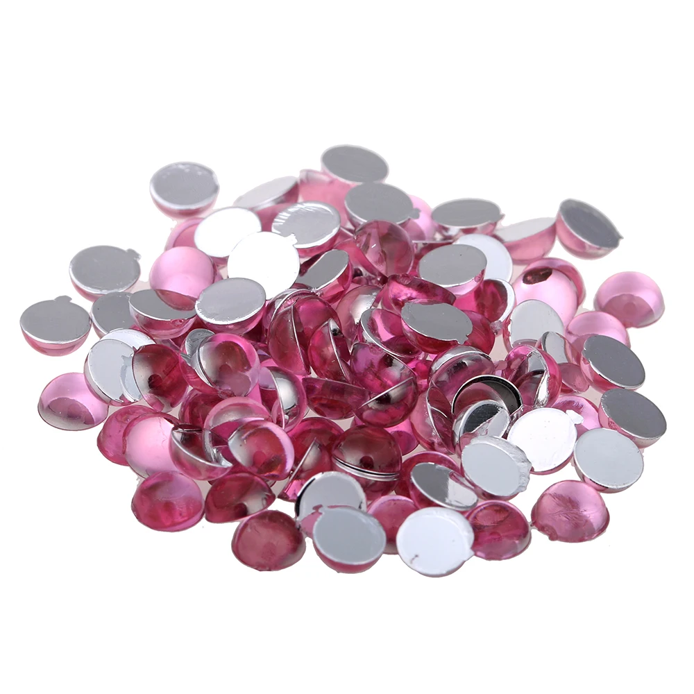 Nagel 3D DIY Perlen 30pcs 10mm Kunst Nägel Flatback Acryl Strass DIY Handwerk Rucksack Bekleidungs Zubehör