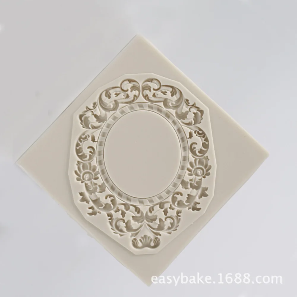 Luyou Luyou DIY Frame Silicone mold fondant mold cake decorating tools chocolate gumpaste mold  FM1395