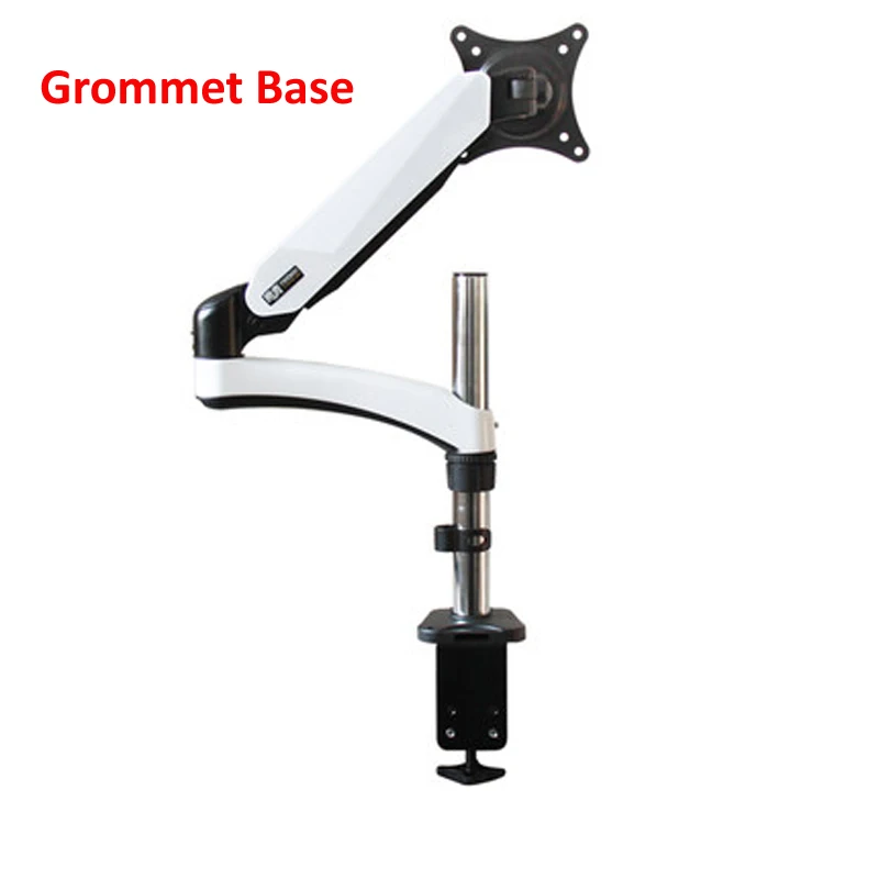 Aluminum 27inch 2-7kg 360 rotate clamp air press gas strut lcd tv table mount monitor gas spring screen desktop support bracket