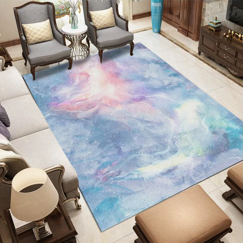 Nordic Starry pattern Carpets For Living Room Children Game Mat Baby Bedroom Home Crawl Rugs And Carpet Kids Study Room Area Rug