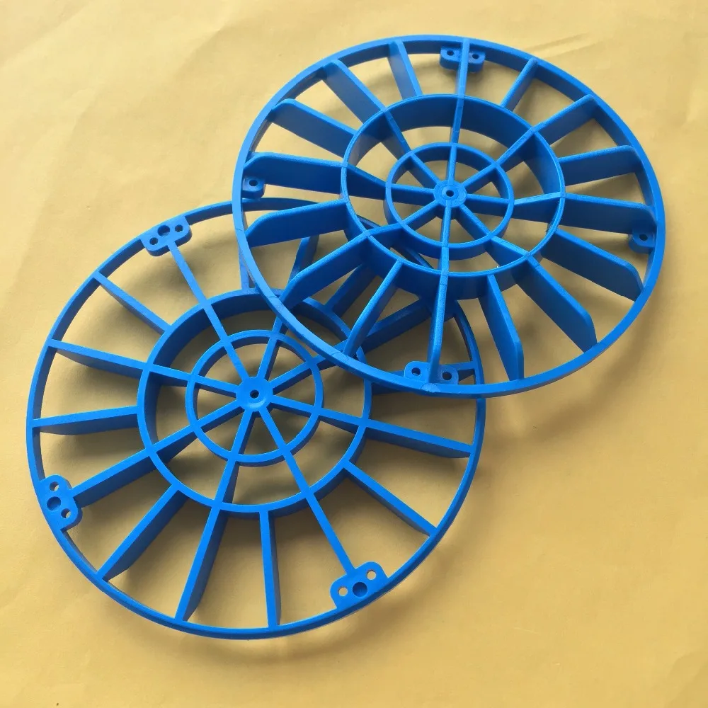 2pcs J408Y Large Size Blue Plastic Wheel Propeller Model Amtrac Making Wheel DIY Solar Energy Ship